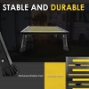 Itopfox Adjustable Height Aluminum RV Step, Stable Foldable Platform Step Stool, Supports Up to 1,000 lb, Non-Slip Rubber Feet and Platform Mat - 3 of 4
