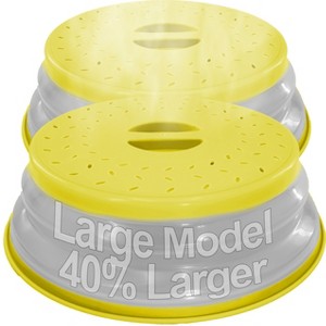 5 Star Super Deals Microwave Splatter Guard Cover Large - Collapsible Lid for Food Protection and Easy Storage - BPA-Free, Dishwasher Safe - 1 of 4