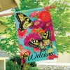 Morning Butterflies Spring House Flag Welcome Floral 28" x 40" Briarwood Lane - 4 of 4