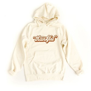 Simply Sage Market Women's Graphic Hoodie Retro Thankful - 1 of 3