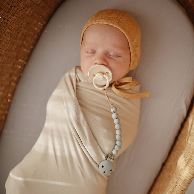  Mushie Spandex Stretch Blanket Swaddle, 3 of 5