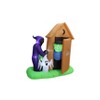 A Holiday Company 6ft Inflatable Animated Monster Outhouse Scene, 6.5 ft Tall, Multi - 4 of 4