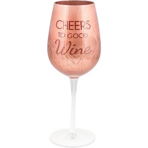 Pavilion Gift Company - Good Wine - 12 oz Wine Glass - Drinkware - 1 of 4