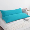 2 Pack Brushed Microfiber Body Pillowcases, Super Soft Body Pillow Cover with Envelope Closure - NTBAY - 3 of 4