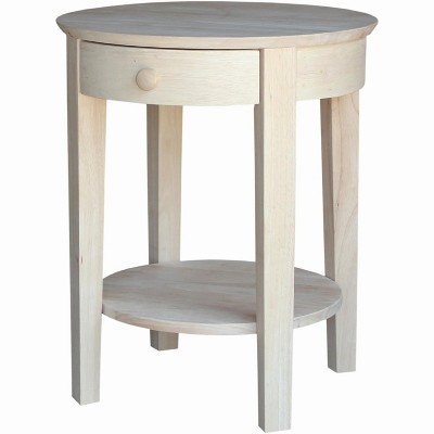 International Concepts Phillips Accent Table Includes Drawer