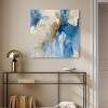 Art Remedy Head in the Clouds Blue Abstract Wall Art Unframed - 2 of 4
