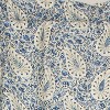 RLF Home Paisley Verveine Tailored 100% Cotton with Fully Lined 3" Rod Pocket Valnance for Windows 50" x 14" Bluejay - 4 of 4