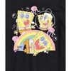 Men's - Spongebob Squarepants - Cute Face Rainbow and Jelly Fish Short Sleeve Graphic T-Shirt - 2 of 4