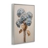 Stupell Industries Vintage Blue Hydrangea Framed Giclee Art, Gray, 16" x 24" - 2 of 4