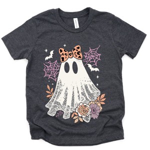 Coquette Ghost Roses - Youth Short Sleeve Graphic T-Shirt and Toddler Short Sleeve Graphic T-Shirt - 1 of 4