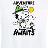 Women's - Peanuts - Adventure Awaits Short Sleeve Graphic T-Shirt - 2 of 4