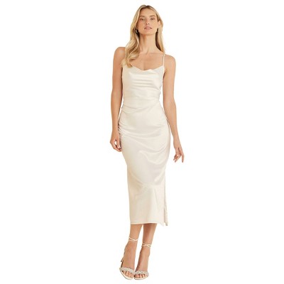 VENUS Womens Cowl Neck Slip Dress
