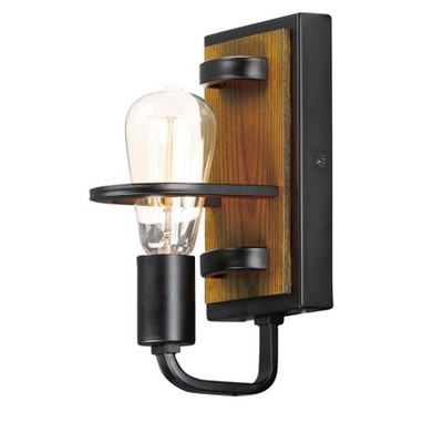 Maxim Lighting Black Forest 1 - Light Wall Light in  Black/Ashbury