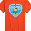 Men's - Spongebob Squarepants - Heart Porthole Window-Womens Men's Short Sleeve Graphic T-Shirt Short Sleeve Graphic T-Shirt - 2 of 4