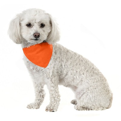 Qraftsy 3 Pack Solid Cotton Pet Bandana Triangle Bibs  - Small & Medium Pets