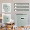 DOMETOUR 6 Piece 6pcs Drawer Type Mixed Color Storage Box, 11 Inch Collapsible Storage Cube Organizer - 4 of 4