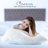 Nestl Colling Pillow, Adjustable Shredded Memory Foam Gel Infused  Cooling Pillow - 4 of 4