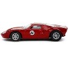 1965 Ford GT40 MK1 #25 Red Metallic with Gold Stripes "Collection" Series 1/64 Diecast Model Car by Majorette - 2 of 4