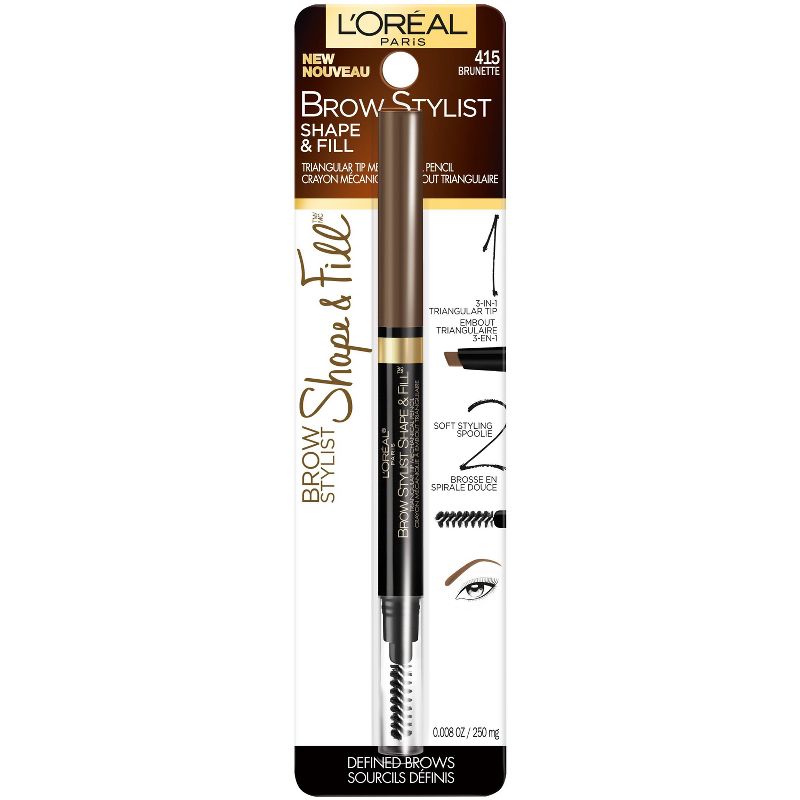 L'Oréal Paris Brow Stylist Shape & Fill Eyebrow Pencil - 0.008oz, 4 of 5