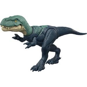 Jurassic World Rebirth Strike Attack Nanotyrannus Dinosaur Toy, Single Strike Action, Authentic & Posable - 1 of 4