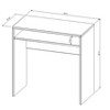 Writing Desk With Drawers White - Room Essentials™ : Target