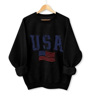 Coolmee Womens Casual Long Sleeve Graphic T Shirts Crew Neck Sweatshirts Pullover Tops for Women - 1 of 3