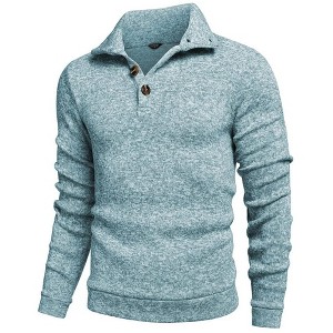 COOFANDY Men's Casual Slim Fit Pullover Sweater Knitted Thermal Sweatshirt - 1 of 4