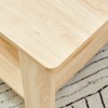 CENGHU Modern Practical Walnut Textured Coffee Table, Double Layered Tea Table with MDF, End Table, Side Table for Living Room, Dining Room, Bedroom - 4 of 4