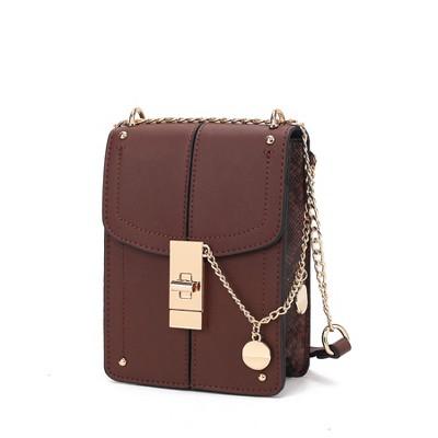 MKF Collection Iona Crossbody Vegan Leather Elegant & Functional Design Handbag Purse by Mia K