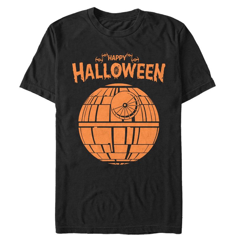 Men's Star Wars Halloween Death Star T-Shirt, 1 of 5