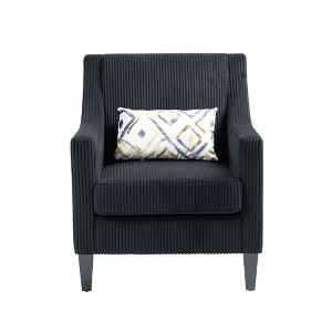 NicBex Corduroy Accent Chair Modern Comfy Upholstered Armchair with Wood Legs for Bedroom,Living Room - 1 of 4