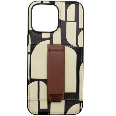 Walli Cases Firewood by Madison Vining Phone Case with Wallet and Finger Strap