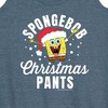 Women's - SpongeBob SquarePants - Christmas Pants Graphic Racerback Tank - image 2 of 4