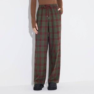 Women's Mid-Rise Wide Leg Pull-On Pants - Wild Fable™ - 1 of 4