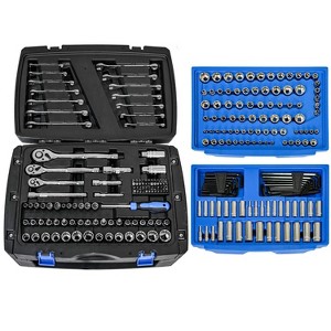 Belatt 200-Piece Tool Set with Lockable Heavy-Duty Toolbox – All-in-One Storage for Electrical, Plumbing, Automotive & DIY - 1 of 4