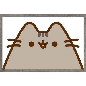 Trends International Pusheen - Surprise Framed Wall Poster Prints - 1 of 4