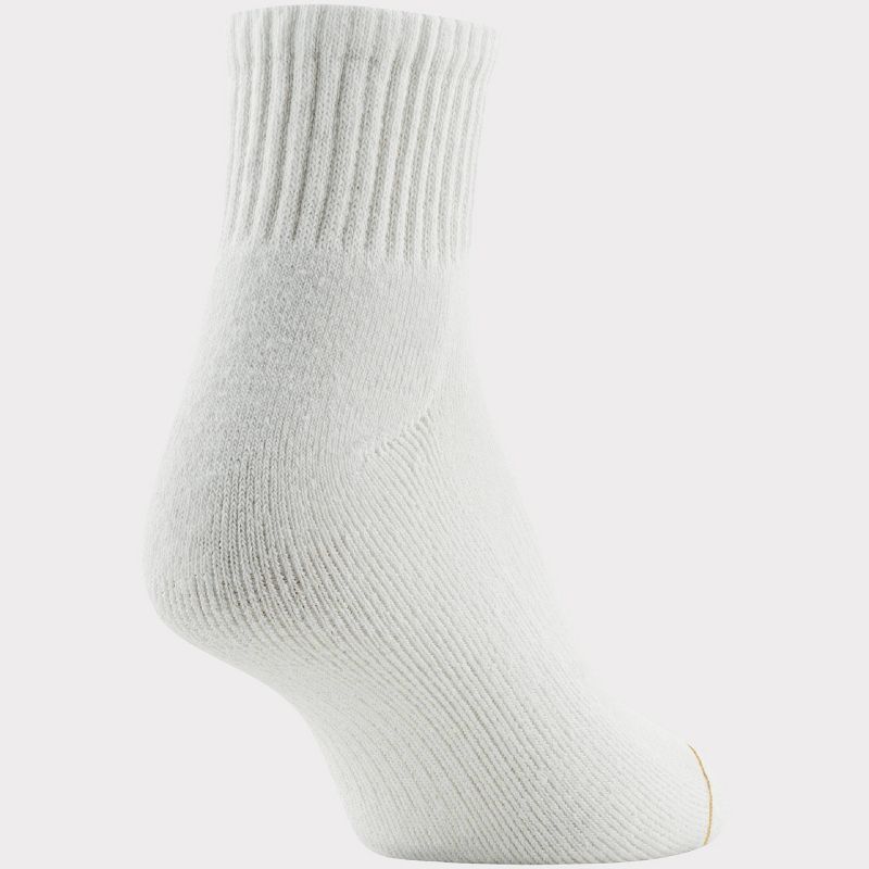 All Pro Women&#39;s 6pk Quarter Cotton Athletic Socks - White 4-10, 5 of 7