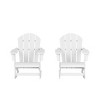 WestinTrends  Outdoor Patio Porch Rocking Adirondack Chair - 3 of 4