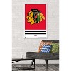 Trends International NHL Chicago Blackhawks - Logo 21 Framed Wall Poster Prints - 2 of 4