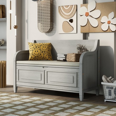 Bench for entryway online with storage