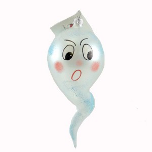 Laved Italian Ornaments 6.5 Inch Blue Ghost Halloween Tree Ornament , Halloween Boy (PC) - 1 of 2