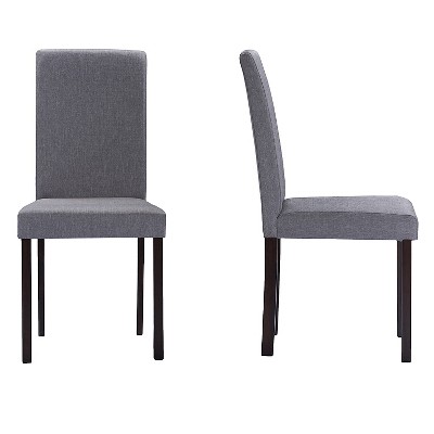 Andrew 5-Piece Dark Brown and Gray Wood Dining Set