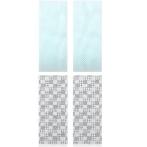 REGALWOVEN 4 Pcs Soft Absorbent Comfortable Waffle Design Hand Towel - 1 of 4