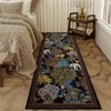 Runner Rug for Hallway, Washable Floral Throw Rug, Modern Jungle Animal Non Slip Indoor Mat, for Entryway, Laundry, Kitchen - 3 of 4