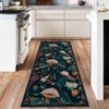 Floral Birds Washable Area Rugs for Living Room, Boho Large Soft Non-Slip Vintage Bedroom Dining Room Rug, Low Pile Carpet - 4 of 4