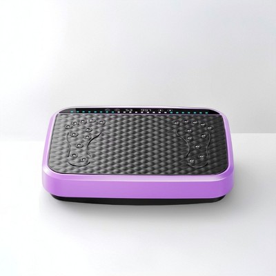 NAYSAYE Vibration Plate Exercise Machine  Full Body for Lymphatic Drainage Shaking Workout Board and Weight Loss, Purple, 20.5"*14.2"*4.5"