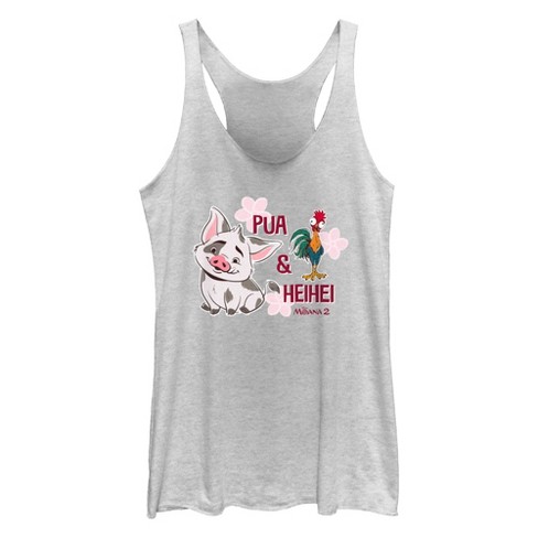 Women's Moana 2 Pua & Heihei Racerback Tank Top - image 1 of 4