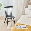 Okak Solid Wood Dining Chairs Set of 4, Mid-Century Dining Room Chairs with Rubberwood Legs, Simple Kitchen Side Chairs for Table Living Room - 3 of 4