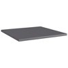 vidaXL Bookshelf Boards 8 pcs High Gloss Gray 15.7"x15.7"x0.6" Engineered Wood - 2 of 4