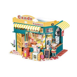 DIY 3D House Puzzle Rainbow Candy House 179pcs - 1 of 4